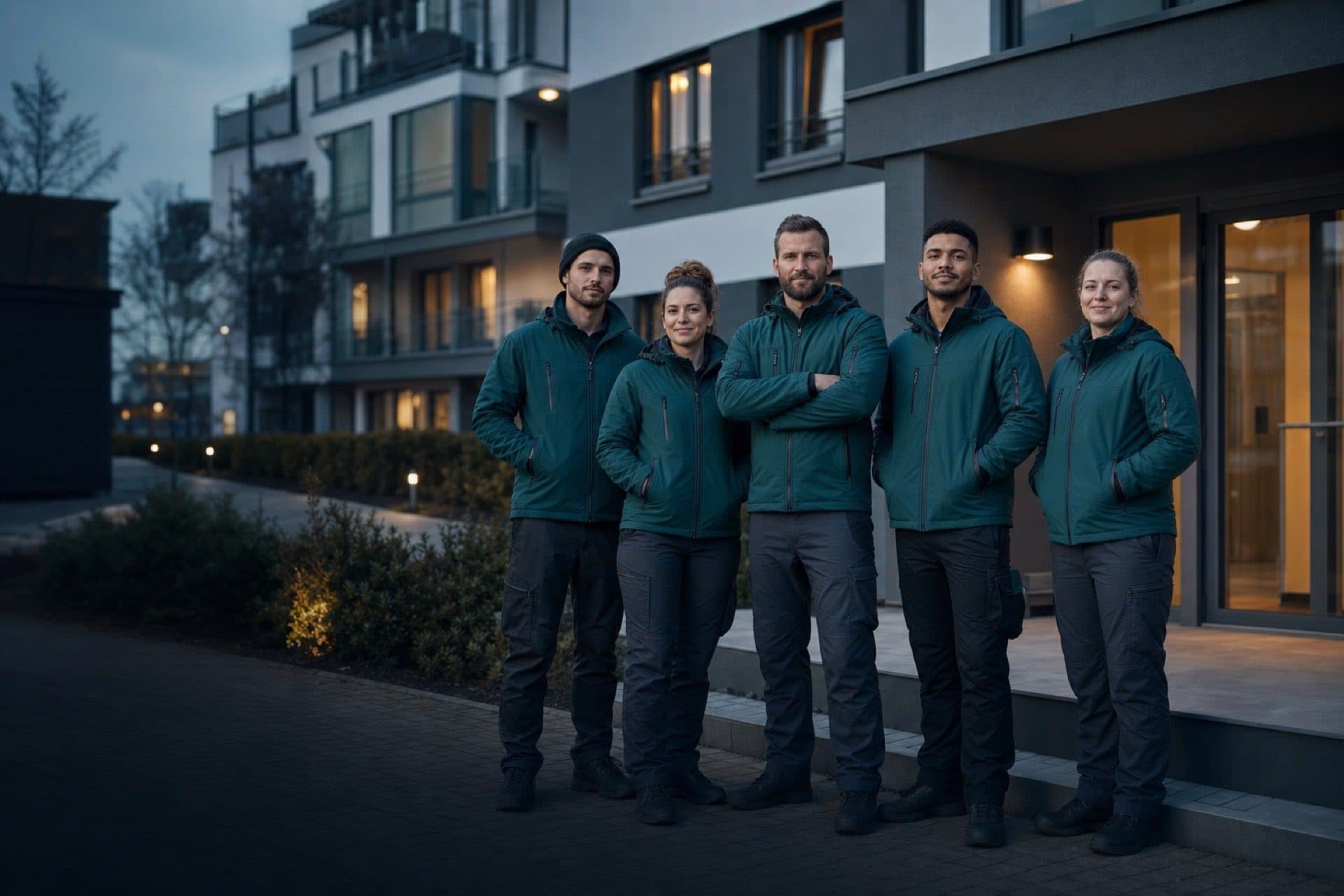 Team von Wertvoll Hausmeisterservice